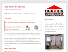 Tablet Screenshot of huahinhomeservices.com